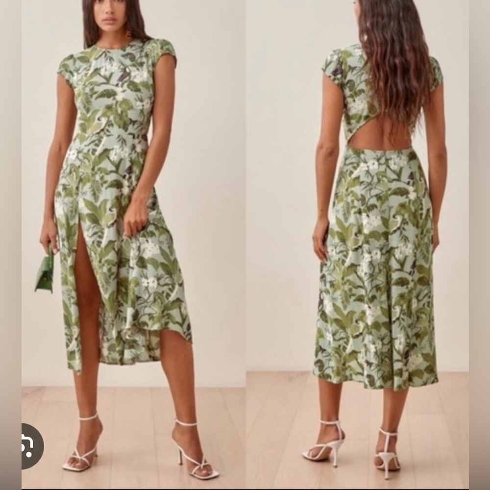 Reformation Gavin Tropical Dress